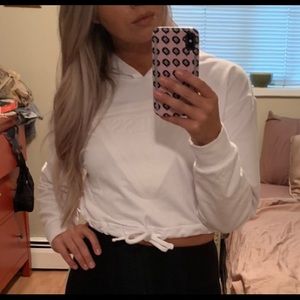 GUESS Cropped Hoodie